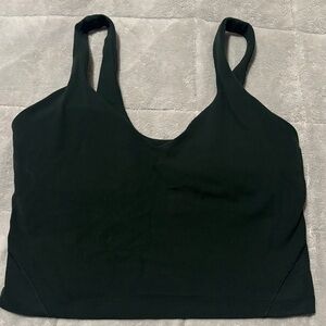 Gree  dark Sleeveless Crop Top